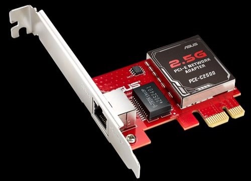 华硕发布台式机专用 PCIe 2.5GbE 网卡 PCE-C2500