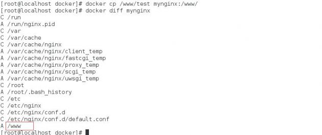 云计算核心技术Docker教程：cp/diff命令详解