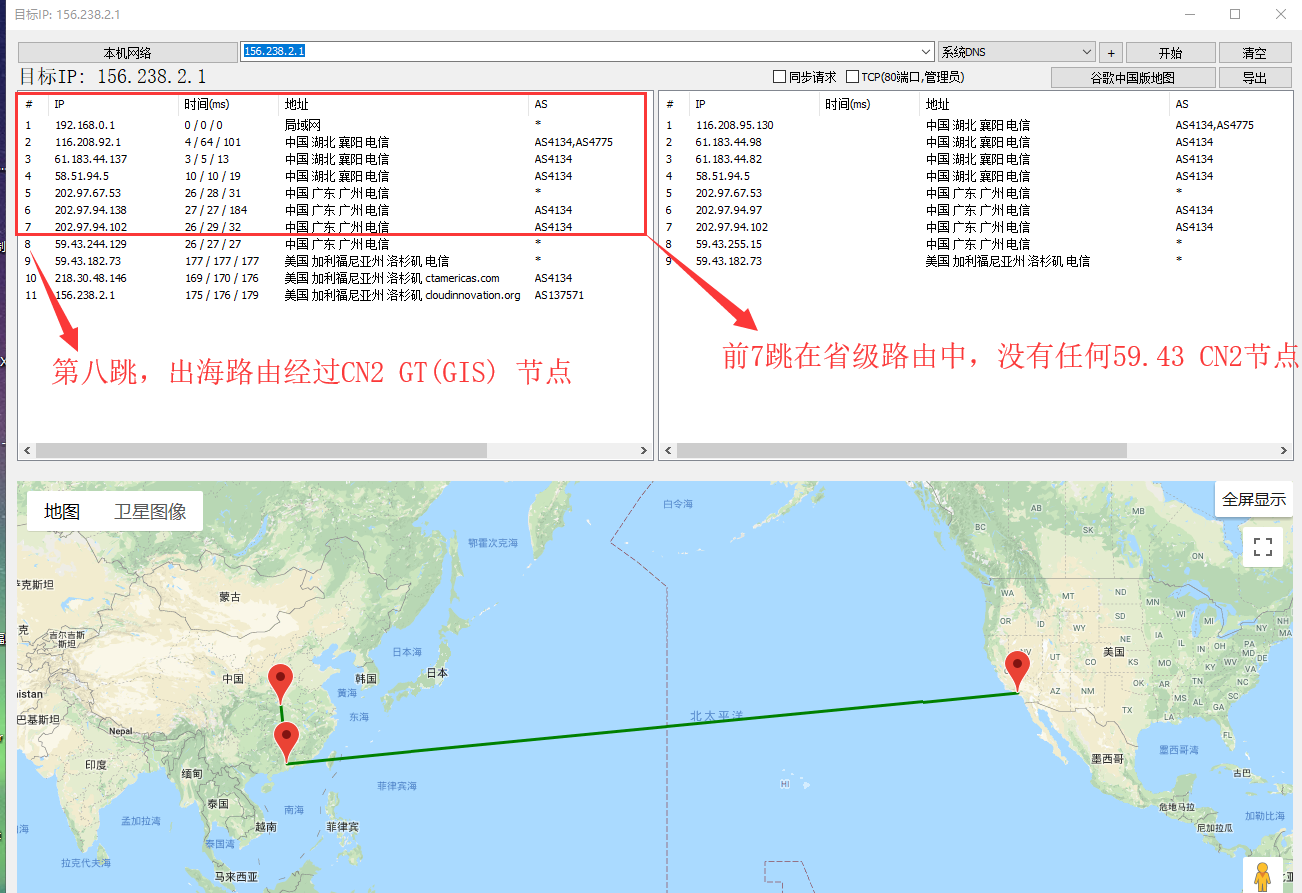 VPS服务器CN2 GIA和CN2 GT线路的区别