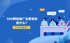 SEO网站推广主要目的是什么？方式有哪些？