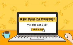 搜索引擎排名优化公司好不好？广州做优化联系谁？
