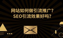 网站如何做引流推广？SEO引流效果好吗？