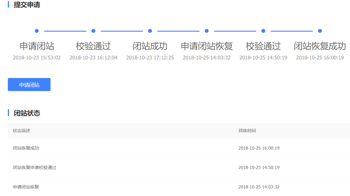 网站停机关站后的503状态码与闭站保护