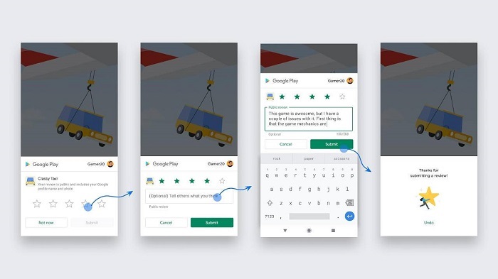 谷歌将改变应用评价系统 不用再跳转至应用商店