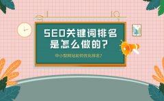 SEO关键词排名是怎么做的？中小型网站如何优化排名？