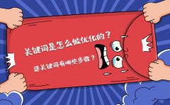 关键词是怎么做优化的？选关键词有哪些步骤？