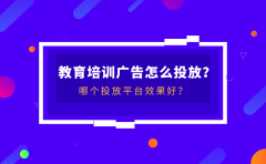 教育培训广告怎么投放？哪个投放平台效果好？