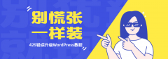 Wordpress打不开429错误解决办法