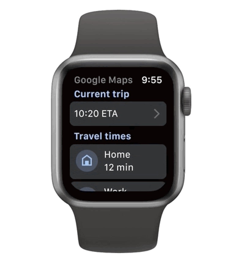 Google Maps登陆苹果CarPlay和Apple Watch