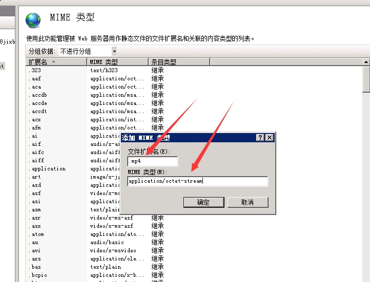 网站无法播放视频，添加MIME类型（Mp4的mime类型设置）即可