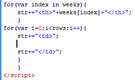使用Dreamweaver制作日历HTML模板图文教程