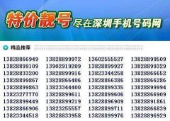 深圳各地段固定电话号码的开头数字都是什么？