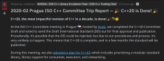 C++ 20 准备发布 C++ 23 提上议程