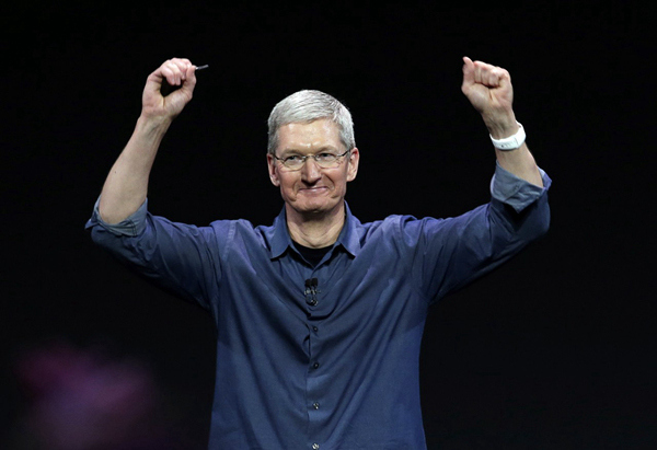 苹果CEO库克向慈善机构捐赠价值540万美元苹果股票