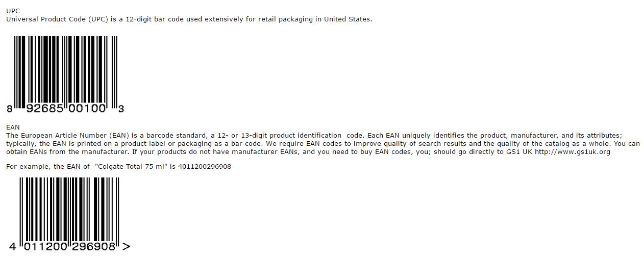 扫盲：Amzon UPC/ASIN/EAN/GCID到底是什么鬼？