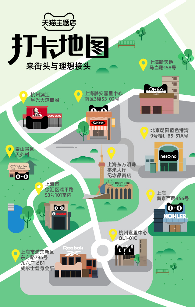 天猫在上海发布主题店计划，抓住年轻的高消费群体