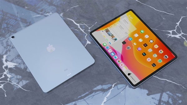 iPad Air 4 360度渲染图曝光：窄边框+Face ID、颜值焕然一新