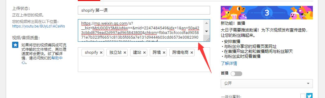 Shopify独立站如何结合YouTube引流出单？