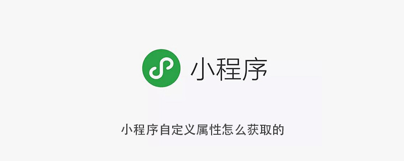 小程序自定义属性怎么获取的