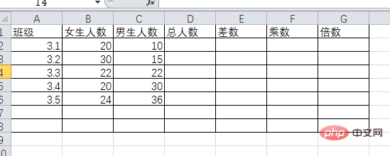 excel加减公式的使用方法