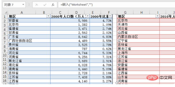 几个表格合并到一个表