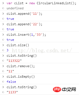 JavaScript数据结构之单链表和循环链表实例分享