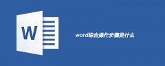 word综合操作步骤是什么