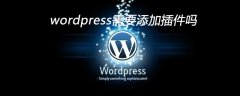 wordpress需要添加插件吗