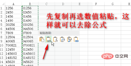 excel怎么在数字前面批量加0？