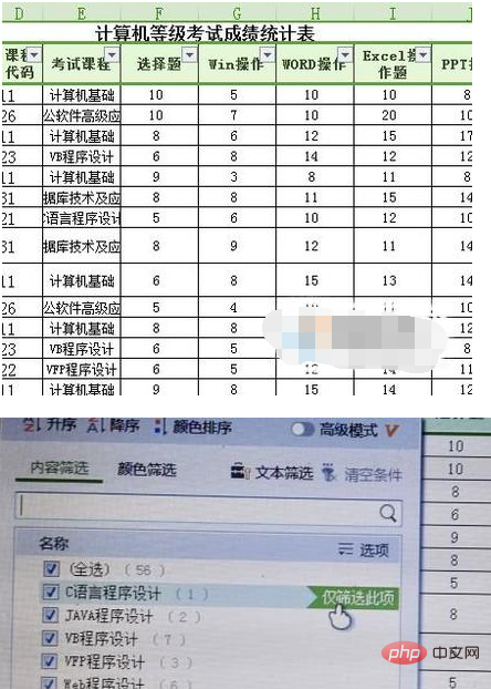 excel2010自动筛选功能怎么用