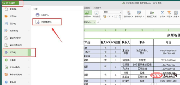 wps怎么把表格打印到一页上