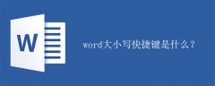 word大小写快捷键是什么？