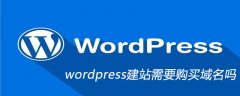 wordpress建站需要购买域名吗