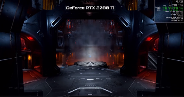 《毁灭战士：永恒》4K分辨率下光追RTX 3080实机测试：碾压2080 Ti