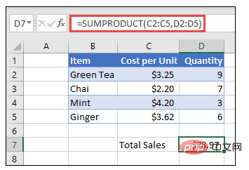 sumproduct函数的功能是什么