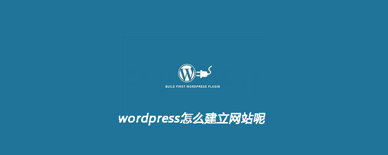 wordpress怎么建立网站呢