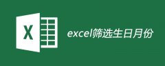 excel如何筛选生日月份