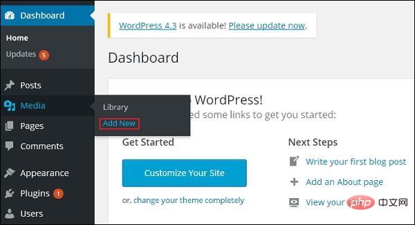 如何让WordPress上传媒体