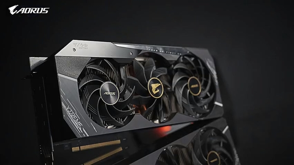 AORUS GeForce RTX 30显卡预告：零死角散热、LCD屏幕吸睛