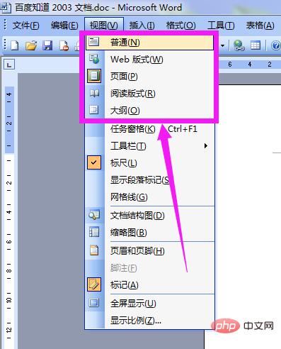 word2010在什么视图方式时窗口中带有网格线