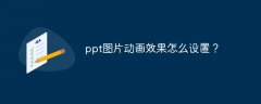 ppt图片动画效果怎么设置？