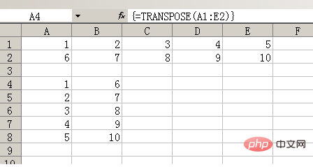 transpose怎么用
