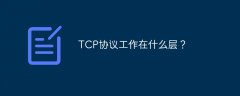 TCP协议工作在什么层？