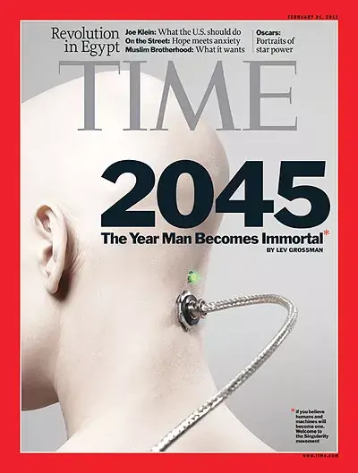 熬到2045年，人类可能靠人工智能战胜死亡了