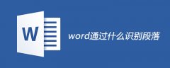 word通过什么识别段落