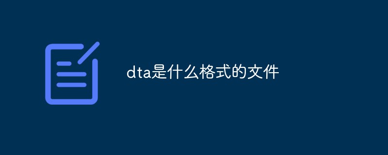 dta是什么格式的文件