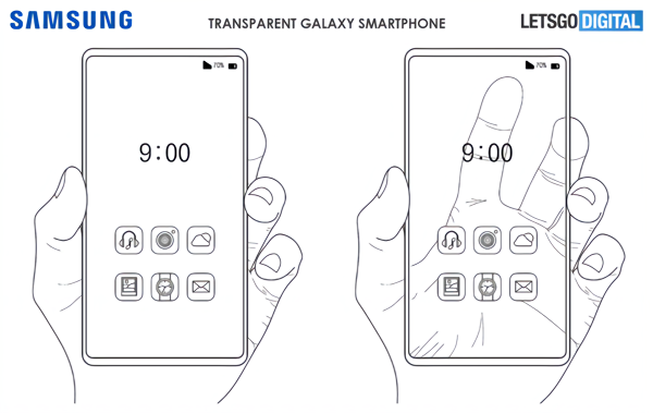 小米透明电视已量产 三星透明手机曝光：已申请专利