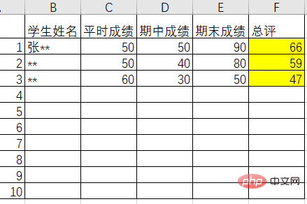 excel表格怎么求总评