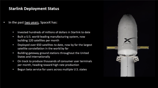 举头望星链？SpaceX计划每月发射120颗星链卫星！