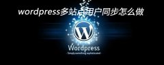 wordpress多站点用户同步怎么做